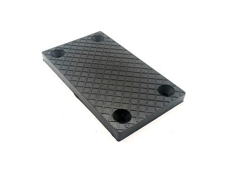 Hoist Arm Pad — Bolt-on pad, 127 × 74 × 10 mm