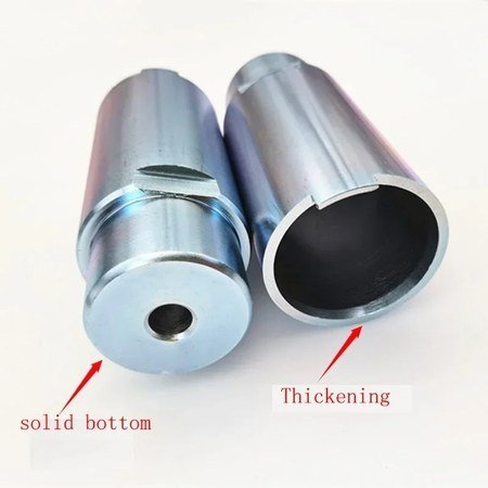 Metal Extensions — Lifting point extension, fits Ø50mm lifting points, 130mm total length / 100mm extended length